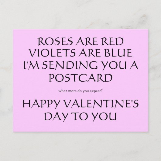 バラは赤いです、バイオレット青いです、私送っていますYOを… シーズンポストカード (正面)