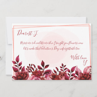 バラは赤いバレンタインデーのカード シーズンカード