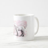 バラは赤いマグです コーヒーマグカップ (正面右)