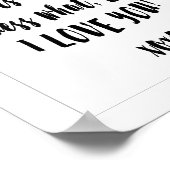 バラは赤い詩のカスタマイズ可能なポスター ポスター (角)