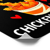 バラは赤い ブラブラ チキンテンダーの恋人 ヴェール ポスター (角)