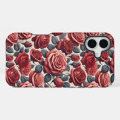 バラは赤い iPhoneケース (裏面横)