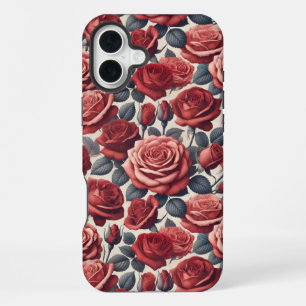 バラは赤い iPhone 16 PLUSケース