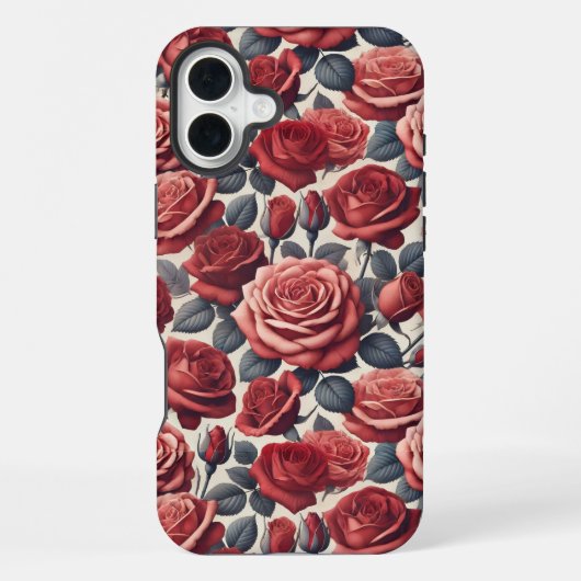 バラは赤い iPhoneケース (裏面)