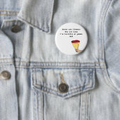 バラは赤おもしろいい詩バレンタインデー 缶バッジ (インサイチュ)