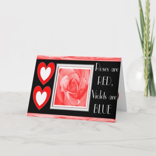 バラは赤スミレの青… シーズンカード (正面)