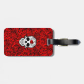 バラは赤砂糖スカルの日 ラゲッジタグ (裏面横)