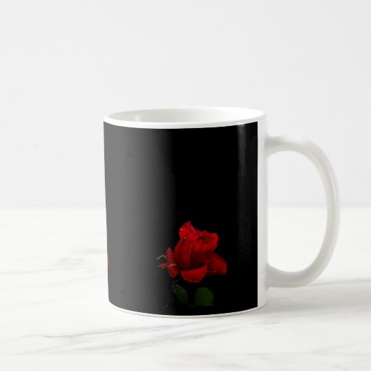 バラは赤 コーヒーマグカップ (右)