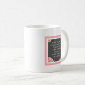 バラは赤、スミレは青、おもしろい詩歌 コーヒーマグカップ (正面右)