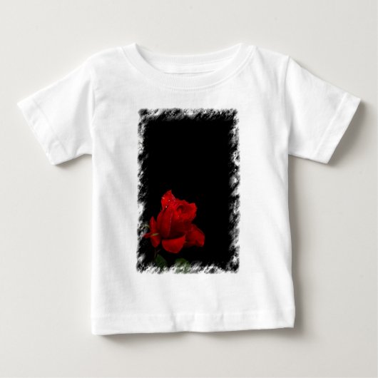 バラは赤 ベビーTシャツ (正面)