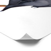 バラは赤、ホープの糸 – モノグラムの | ポスター (角)