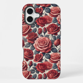 バラは赤 iPhone 16 PLUSケース
