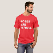 バラは#FF0000 Tシャツ (正面フル)