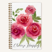 バラはRed Spiral Notebook(5.5x8.5)である ノートブック (正面)