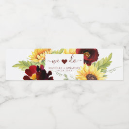 バラひま結婚わり水瓶飲料ラベル ペットボトルラベル