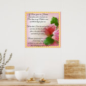 バラもしが天国で成長し、私のために束を選ぶ ポスター (キッチン)