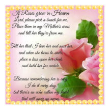 バラもしが天国で成長し、私のために束を選ぶ