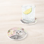 バラをかぐ停止 コースター (側面)