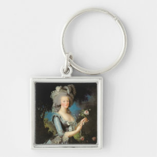 バラを持つMarieアントワネット、1783年 キーホルダー