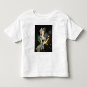バラを持つMarieアントワネット、1783年 トドラーTシャツ