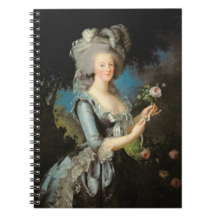 バラを持つMarieアントワネット、1783年 ノートブック