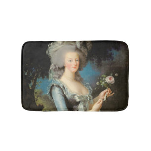 バラを持つMarieアントワネット、1783年 バスマット
