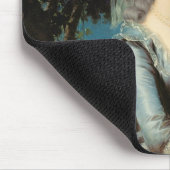 バラを持つMarieアントワネット、1783年 マウスパッド (コーナー)