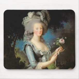 バラを持つMarieアントワネット、1783年 マウスパッド