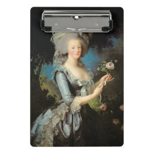 バラを持つMarieアントワネット、1783年 ミニクリップボード