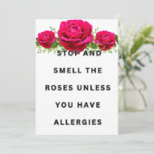 バラを楽しんで 招待状 (スタンド正面)