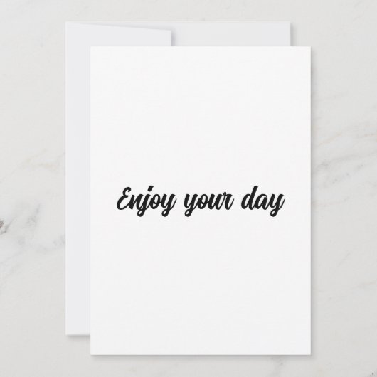 バラを楽しんで 招待状 (裏面)