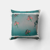 バラアクアピロー クッション (裏面)