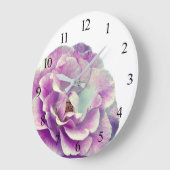 バラアクリル壁時計 ラージ壁時計 (傾斜)