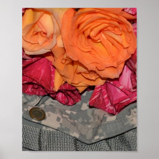 バラアクー軍隊統一部隊カモフラージュ ポスター (正面)