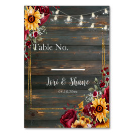 バラアスター結婚ズ テーブルナンバー