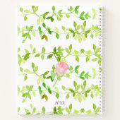 バラアロマセラピーレシピブックエッセンシャル油 ノートブック (裏面)