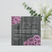 バラアンドバーンウッド結婚式招待状 招待状 (スタンド正面)