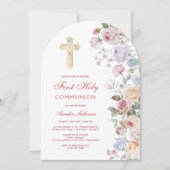 バラアーチファースト招待状 招待状 (正面)