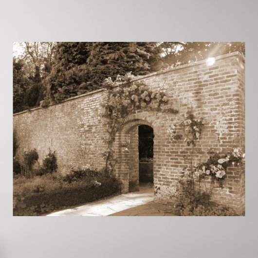 バラアーチ入口 ポスター (正面)