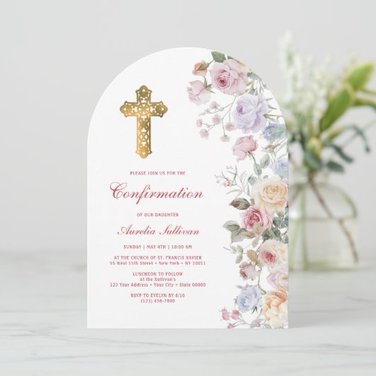 バラアーチ確認 招待状 (スタンド正面)