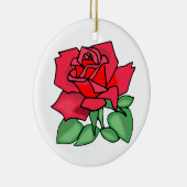 バラアートオーナメント記念オーナメント セラミックオーナメント (右)