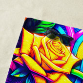 バラアートワーク ビーチタオル (インサイチュ)