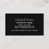 バラアート、フローリィ 名刺 (裏面)