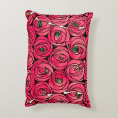 バラアールヌーボーレニーMacintoshグラフィック アクセントクッション (裏面(縦))