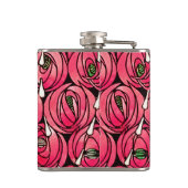 バラアールヌーボーレニーMacintoshグラフィック フラスク (裏面)