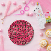 バラアールヌーボーレニーMacintoshグラフィック ペーパープレート (パーティー)