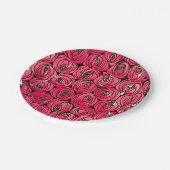 バラアールヌーボーレニーMacintoshグラフィック ペーパープレート (アングル)