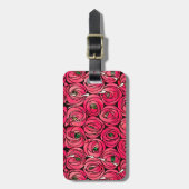 バラアールヌーボーレニーMacintoshグラフィック ラゲッジタグ (正面縦)