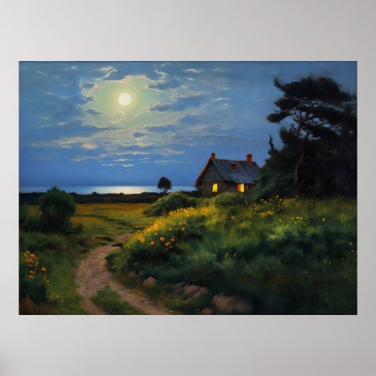 バライトリードハウスへのムーンライトパス ポスター (正面)