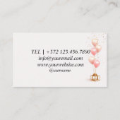 バライベント計画バルーンモダン名刺 名刺 (裏面)